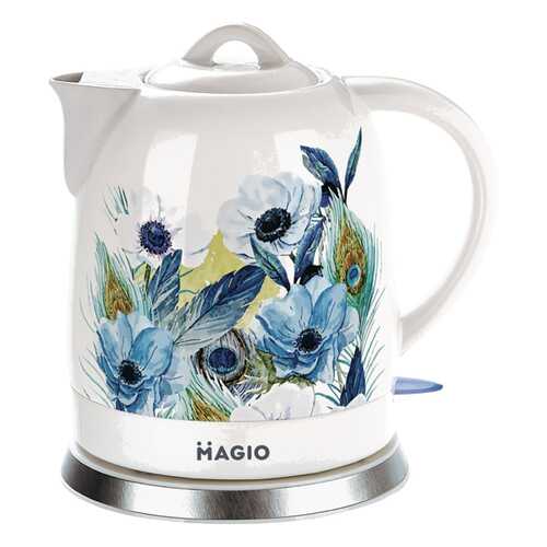 Чайник электрический Magio МG-973 White/Blue в Норд