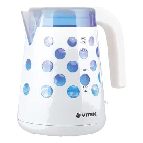 Чайник электрический Vitek VT-7048 W White/Blue в Норд