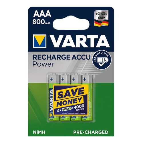 Аккумуляторная батарея Varta RECHARGE ACCU POWER 56703 4 шт в Норд