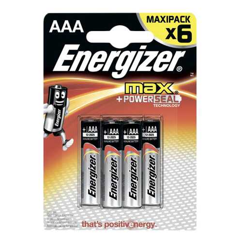 Батарейка Energizer MAX AAA-LR03 6 шт в Норд