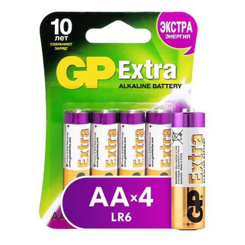 Батарейка GP Extra AA (15AXNEW-2CR4) 4 шт в Норд