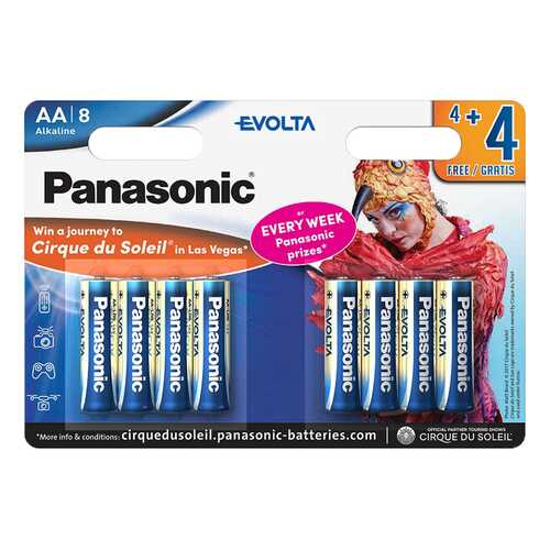 Батарейка Panasonic Evolta LR6EGE/8B4FCDS 8 шт в Норд