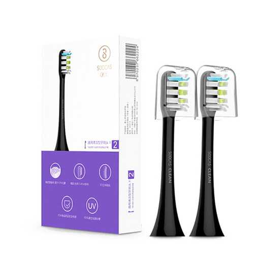 Насадка для зубной щетки Soocas Electric Sonic Toothbrush X1 / X3 Black 2 шт в Норд