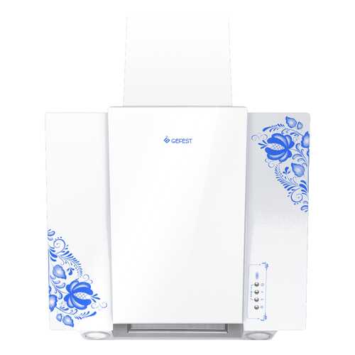 Вытяжка наклонная GEFEST ВО 3603 К18 White/Blue в Норд